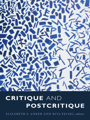 cover image of Critique and Postcritique